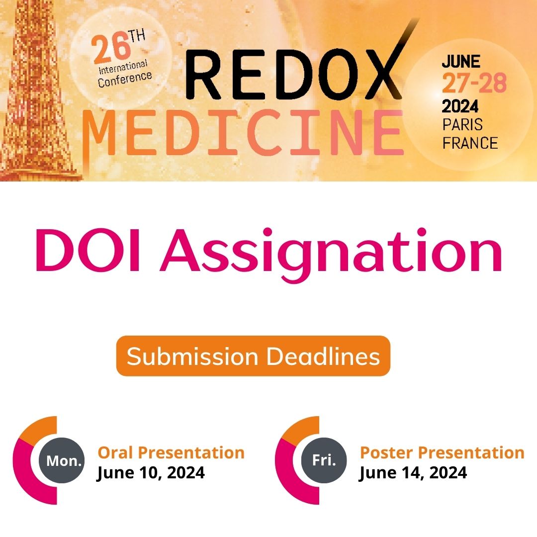 DOI Assignment for Redox Medicine 2024 Abstracts 