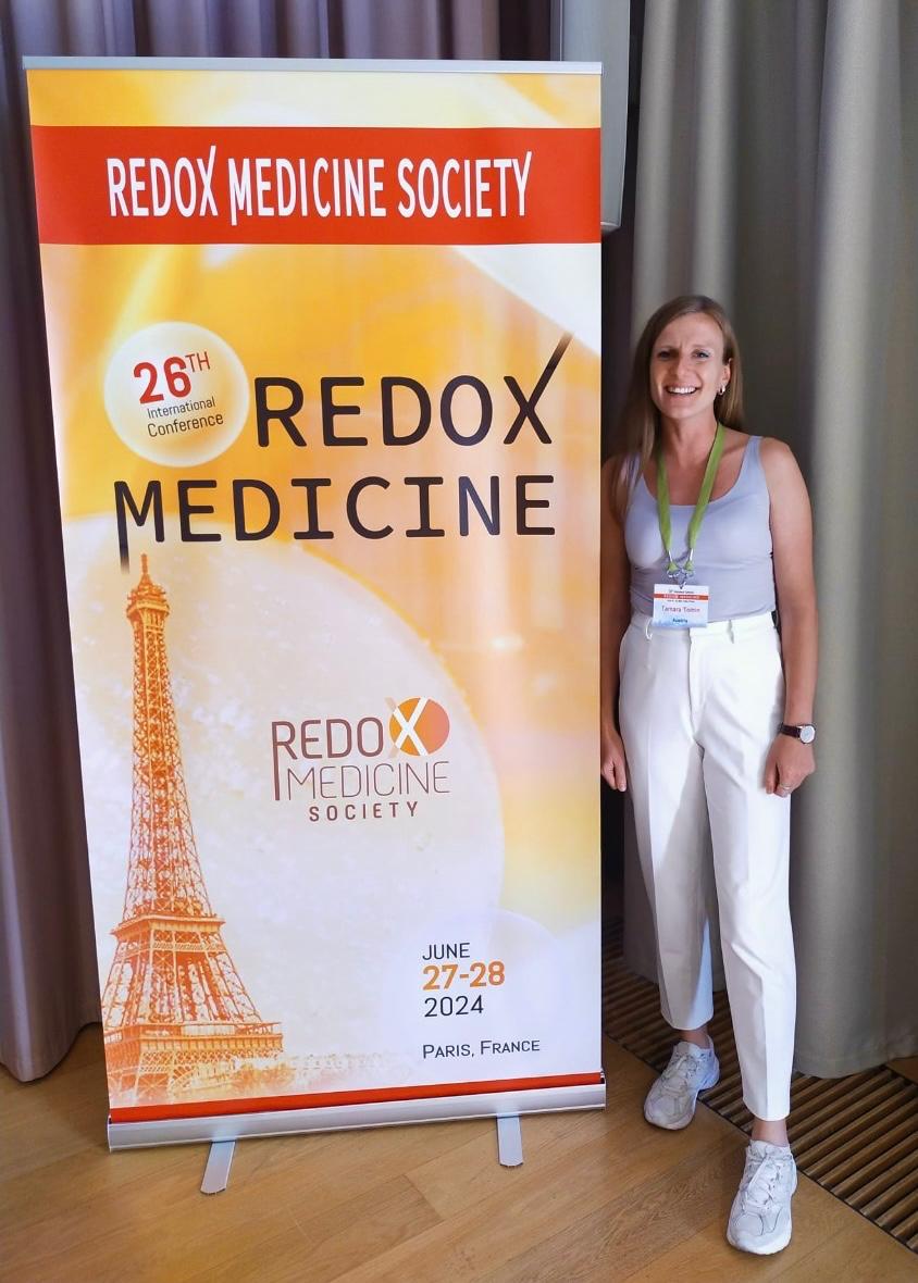 Tamara Tomin Wins Best Scientific at Redox Medicine 2024